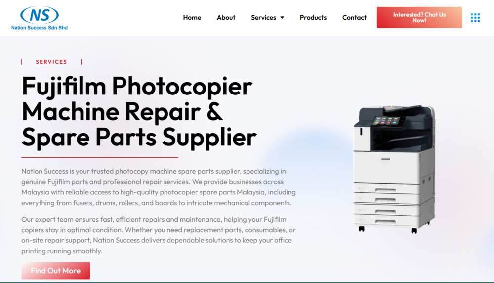 Keep Your Office Running: Genuine Photocopier Spare Parts Available in Malaysia 2 Nation Success RepairSpare part page